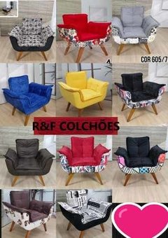 Cadeira Decorativa Com Pé Palito Várias Estampas na internet