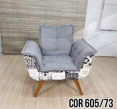 Cadeira Decorativa Com Pé Palito Várias Estampas - comprar online