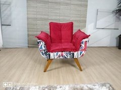 Cadeira Decorativa Com Pé Palito Várias Estampas