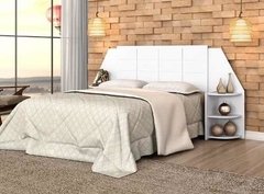 Cabeceira Para Cama box De Casal com Prateleiras Bréscia - Conquista na internet