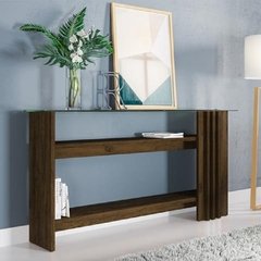 Aparador Com Tampo de Vidro Frizz Madetec - comprar online