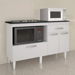 Balcão para Cooktop 4 Bocas 3 Portas 1 Gaveta Palace - loja online