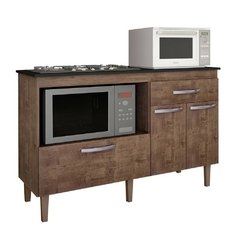 Balcão para Cooktop 4 Bocas 3 Portas 1 Gaveta Palace
