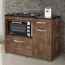 Balcão para cooktop com Portas Violeta na internet