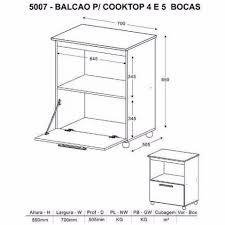 Balcão para Cooktop Sálvia na internet