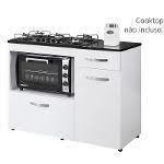 Balcão para cooktop com Portas Violeta - comprar online