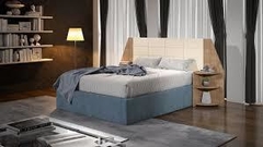 Cabeceira Para Cama box De Casal com Prateleiras Bréscia - Conquista - comprar online