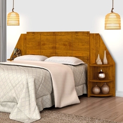 Cabeceira Para Cama box De Casal com Prateleiras Bréscia - Conquista