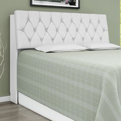Cabeceira Cama Box Queen Com Armário Branco Isis