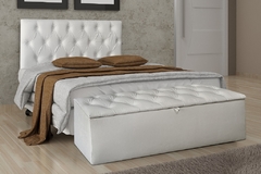 Cabeceira Solteiro Estofada 90cm Débora - comprar online