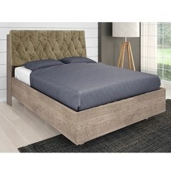 Cabeceira Cama Box Queen Com Armário Vanila Bege Isis - comprar online
