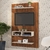 Painel Para Tv 42 Com Nicho E Prateleiras Byte-Viero
