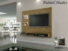 Painel com Suporte para Tv e Nichos Hades