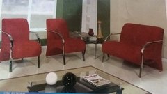 Conjunto De Poltronas Decorativas em Tecido - loja online