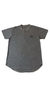 Camiseta Polo Cinza com Botões