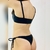 Colaless con tiras Roxy - Negro Metalizado (SBIK12LR)