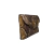 lateral da bolsa clutch de festa marrom com estampa animal print phyton Augusta Queiroz