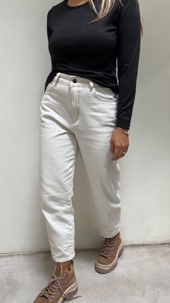 jean mom blanco - comprar online