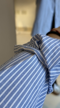 Camisa rayada oversize 002 en internet