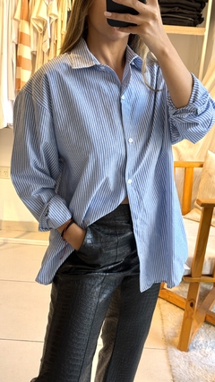 Camisa rayada oversize 002 - comprar online
