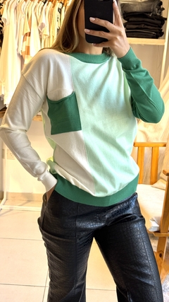 Sweater Bremer ultra verde - comprar online