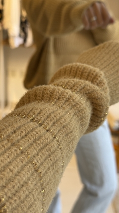 Sweater beige lurex en internet