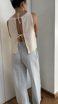 BLUSA ATADA BEIGE
