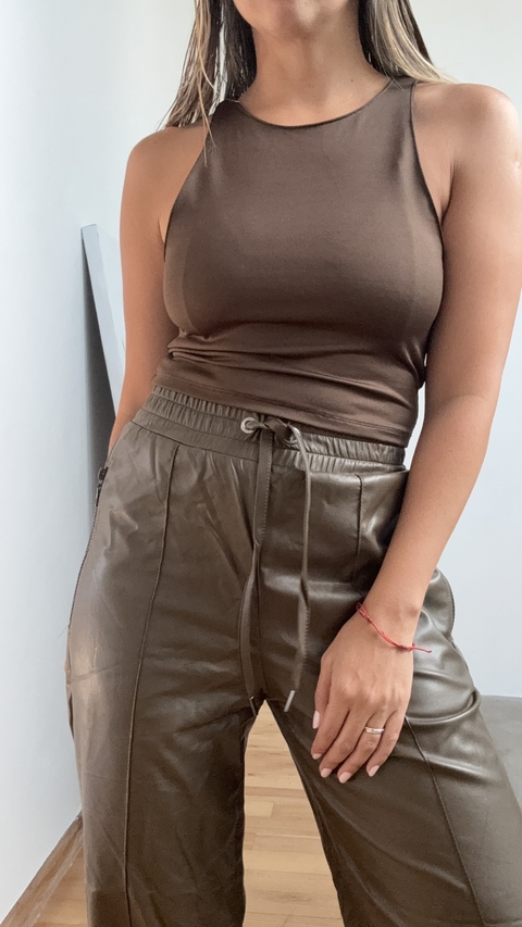 Doble lycra marron