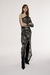 VESTIDO SUPER TRUMP PRINT SEDA NATURAL - comprar online