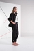 SACO GRADE GABARDINA BORDADA - comprar online