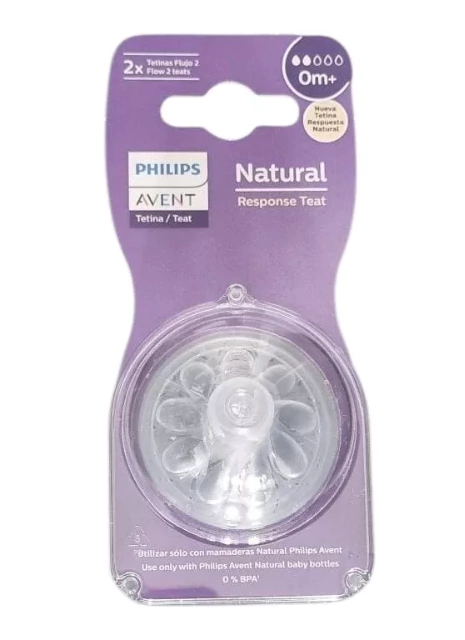 Avent Tetina Natural - 2 Unidades + 0 Meses Avent - comprar online