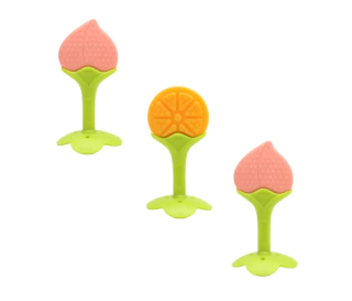 Mordillo Silicona Premium Bebe Fruta Nene Nena