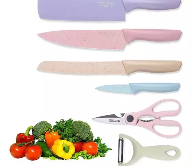 Set De Cuchillos Profesionales Para Cocina De Acero Inoxidable - comprar online