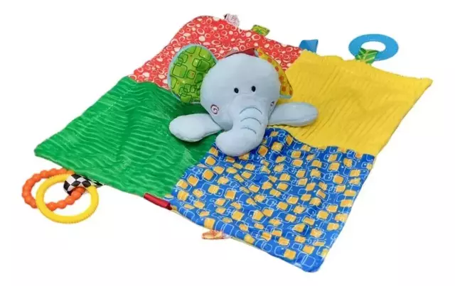 Manta Apego Con Sonajero Y Aros Para El Agarre 30 Cm Soft en internet