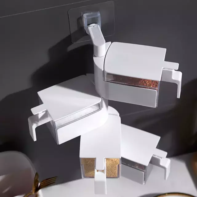 Organizador Especiero Condimentos Pared Movible Con Cuchara - comprar online