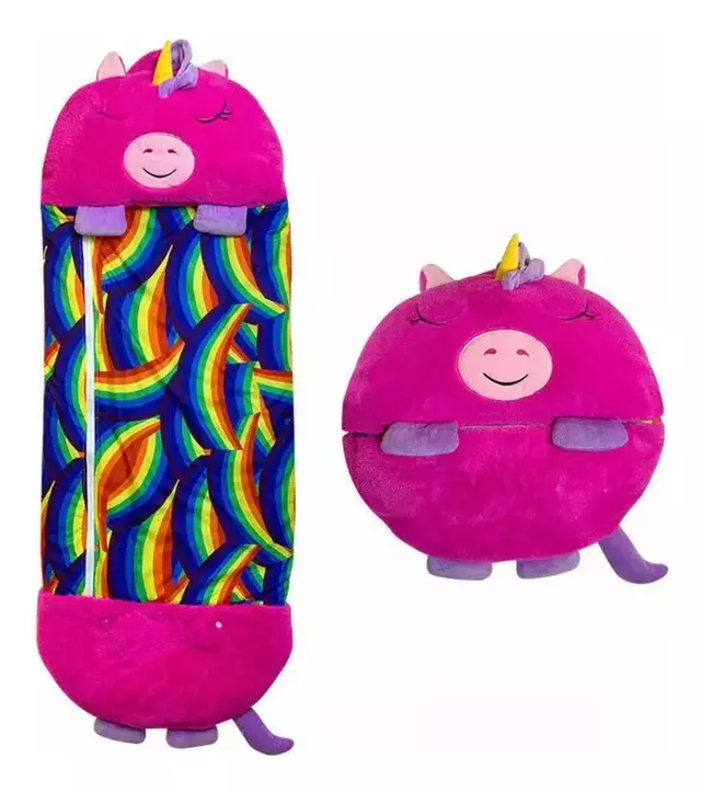 Bolsa De Dormir Para Niños Peluche Happy Nappers 120x40cm - Tienda Peques - Artículos para Bebes - Juguetes - Rodados & Mas