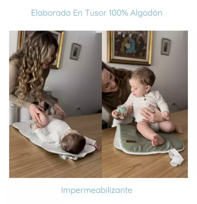 Cambiador Bebe Portatil Plegable Xl Munami 70x40cm - Tienda Peques - Artículos para Bebes - Juguetes - Rodados & Mas