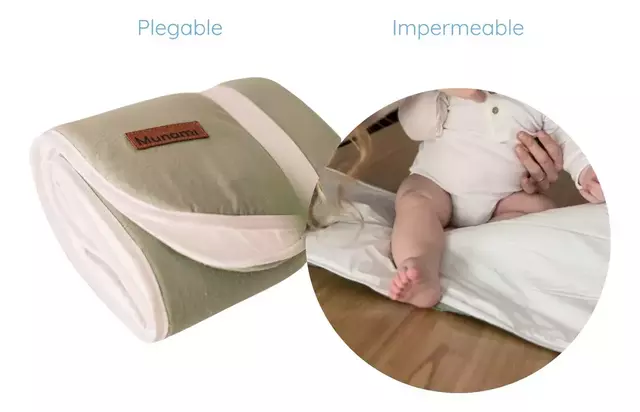 Cambiador Bebe Portatil Plegable Xl Munami 70x40cm - tienda online