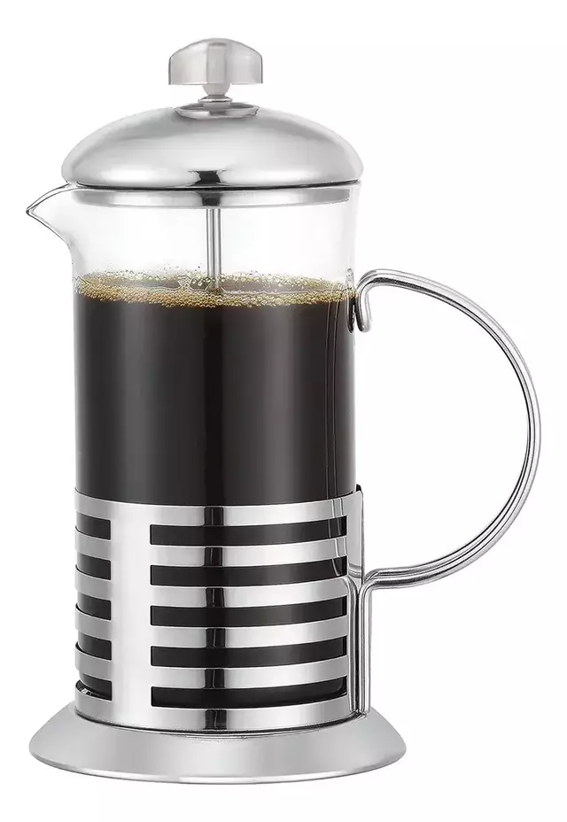 Cafetera Con Embolo Prensa Francesa 350 Ml De Acero Y Vidrio en internet