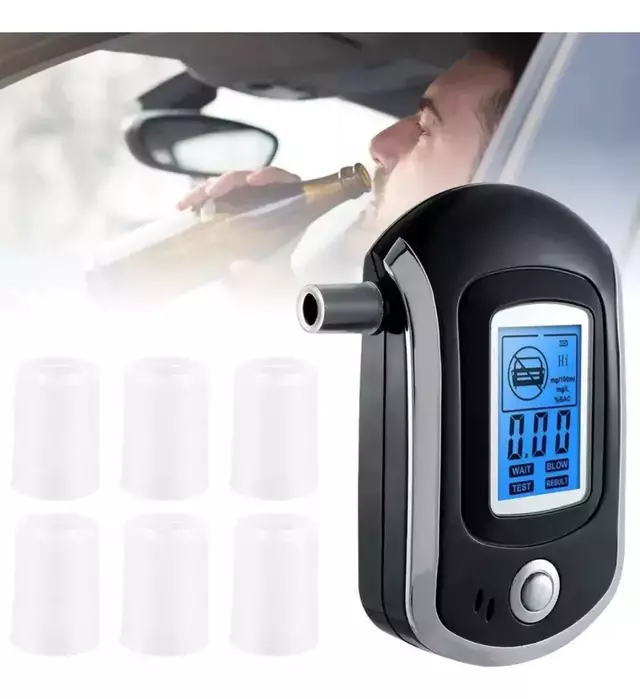 Imagen de Tester Medidor De Alcohol Portatil Profesional Con Boquillas