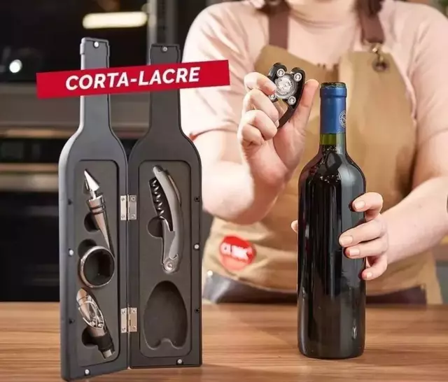 Set Accesorios De Vino Juego De Abridor De Botellas 5 Pz - tienda online