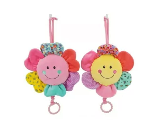 Cunero Musical De Peluche 25cm Flor Original Woody Toys - comprar online