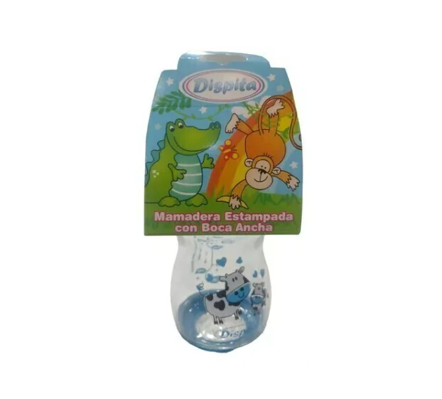 Mamadera Boca Ancha Con Base Y Tetina De Siliconas Dispita en internet