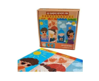 Rompecabezas 35 Piezas Las Estaciones Del Año Barco De Papel