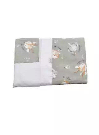 Sabana Cuna Funcional 3 Piezas Estampada 80 X 140 Cm