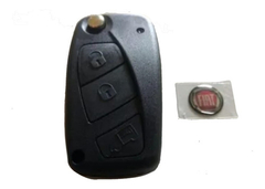 Carcasa+llave Navaja Para Fiat Doblo-qubo 3 Botones