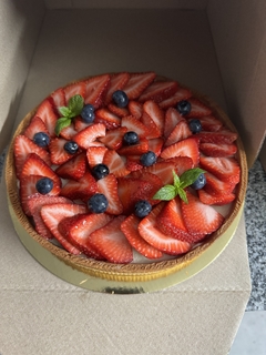 Tarta de frutillas en internet
