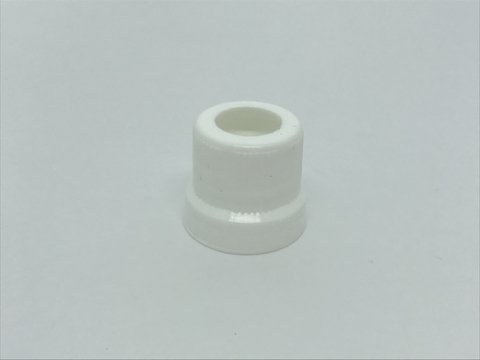 Tampa plastica com furo