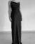 Vestido lencero negro - tienda online