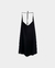 Vestido breteles gasa negro - comprar online